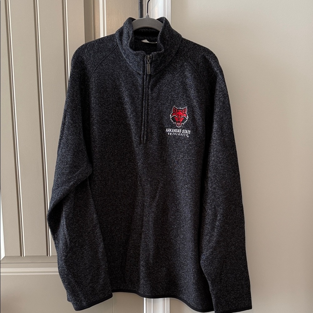 Arkansas State University Men's Black pullover XXL